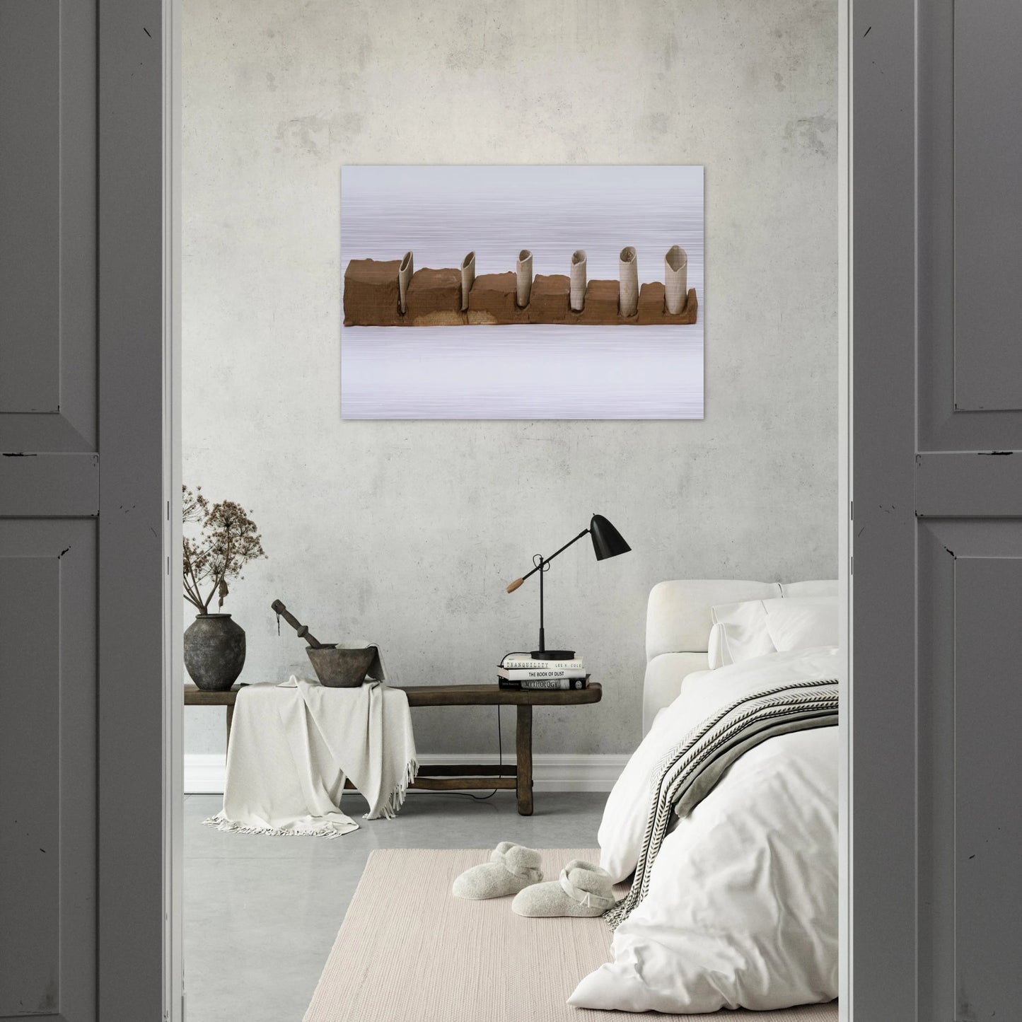 UNTITLED 1968 - Eva Hesse Brushed Aluminum Print - 70x100 cm / 28x40 inches | Eva Hesse Aluminum Print | Eva Hesse Prints