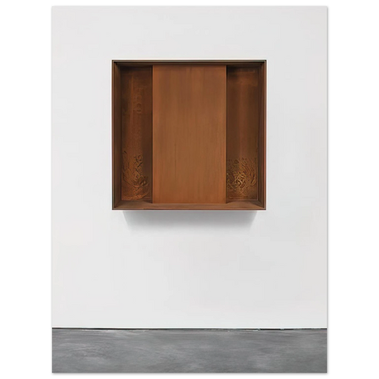 Donald Judd - Untitled JUDDO0510 - 1989  75x100 cm / 30x40inches Fine Art Poster
