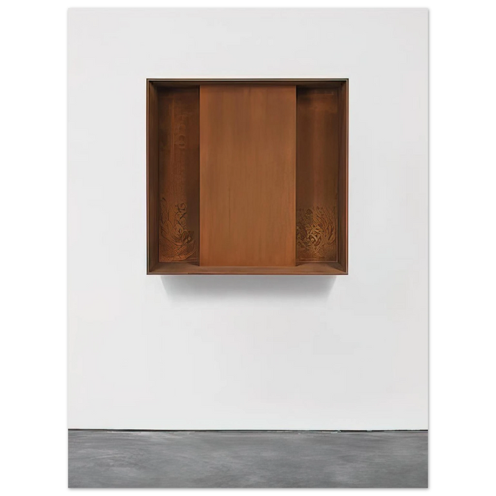 Donald Judd - Untitled JUDDO0510 - 1989  75x100 cm / 30x40inches Fine Art Poster
