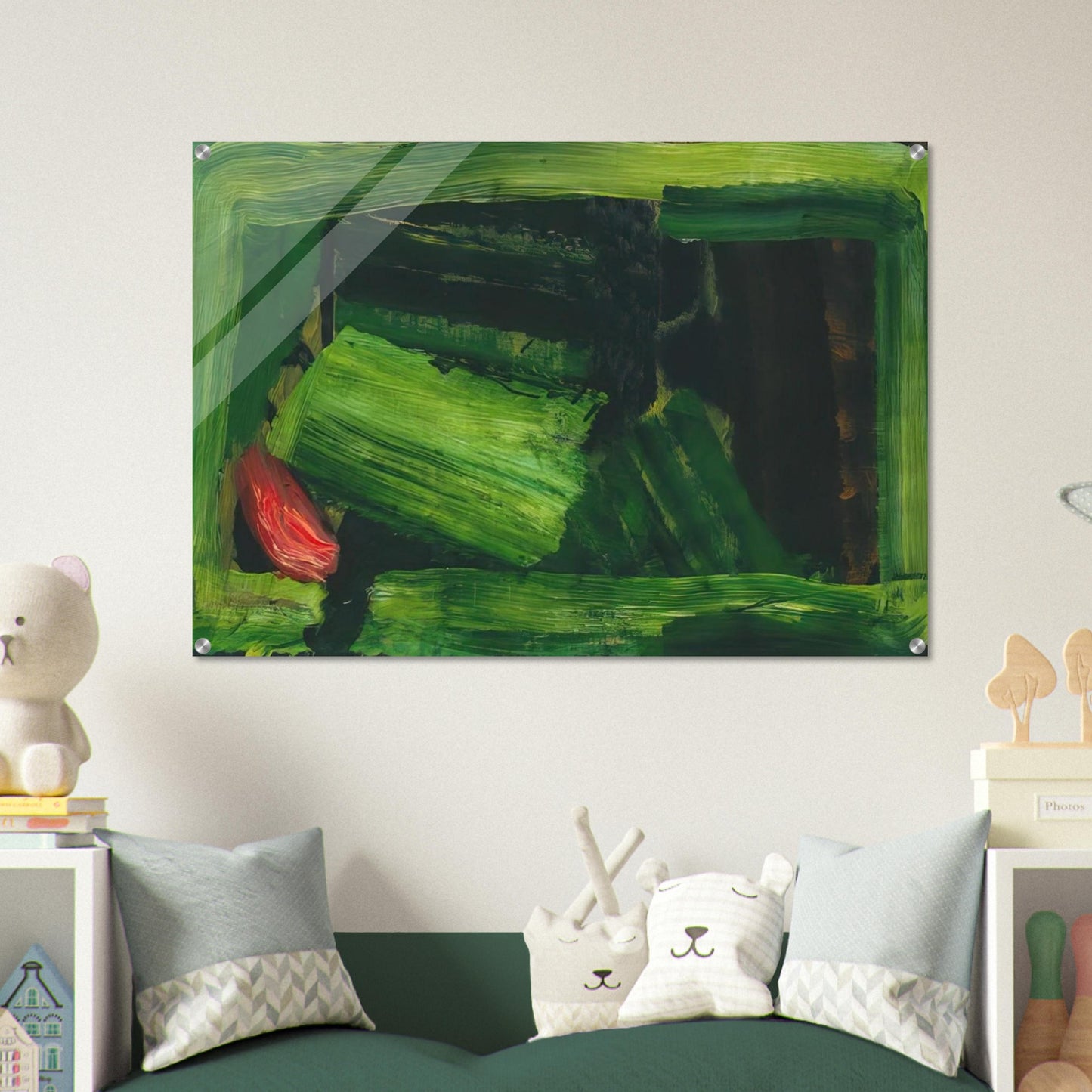 Clean Sheets - 1984 - Howard Hodgkin Acrylic Print - 70x100 cm / 28x40″ inches