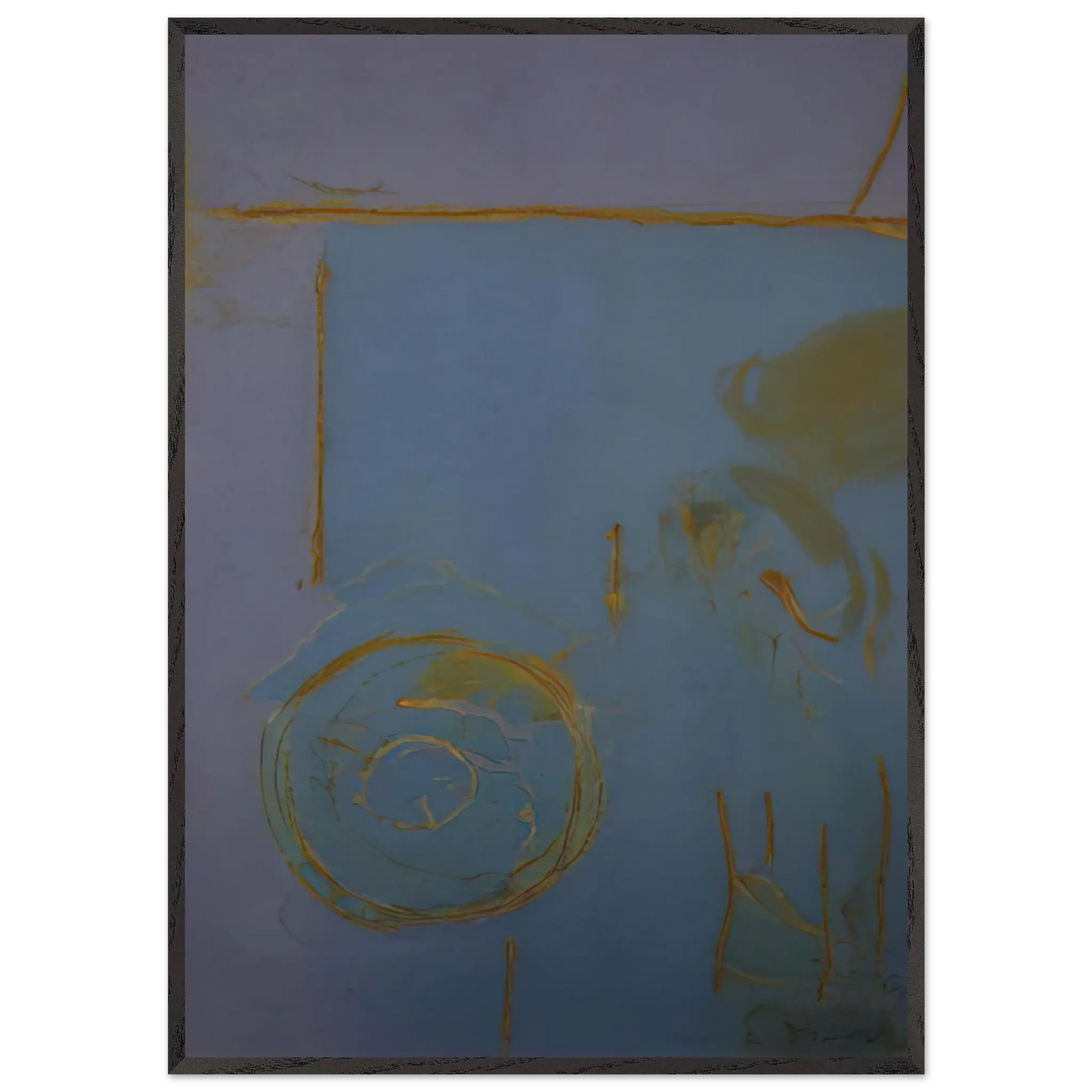 Helen Frankenthaler - Guadalupe - 1989 Wall art - 13x18 cm / 5x7 Inches - Premium Wooden Framed Poster With Fine Art Paper - Wood frame