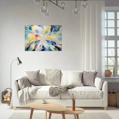 Wheel of Day - Alice Baber Brushed Aluminum Print - 70x100 cm / 28x40 inches | Alice Baber Aluminum Print | Alice Baber Prints