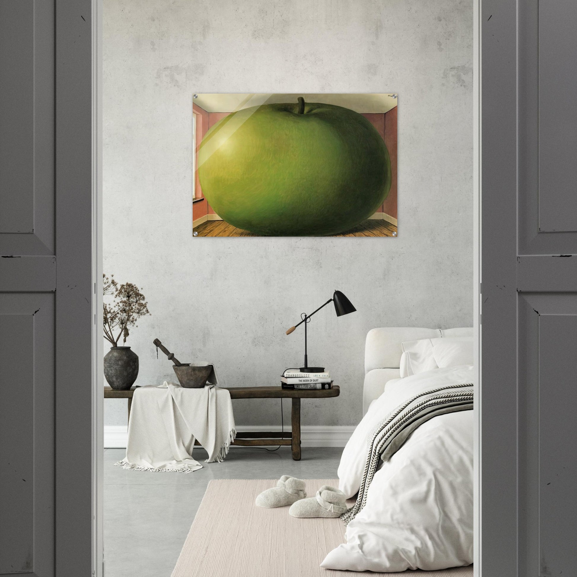 THE LISTENING ROOM 1952 - Rene Magritte Acrylic Print - 70x100 cm / 28x40″ inches | Rene Magritte Wall Art | Rene Magritte Prints