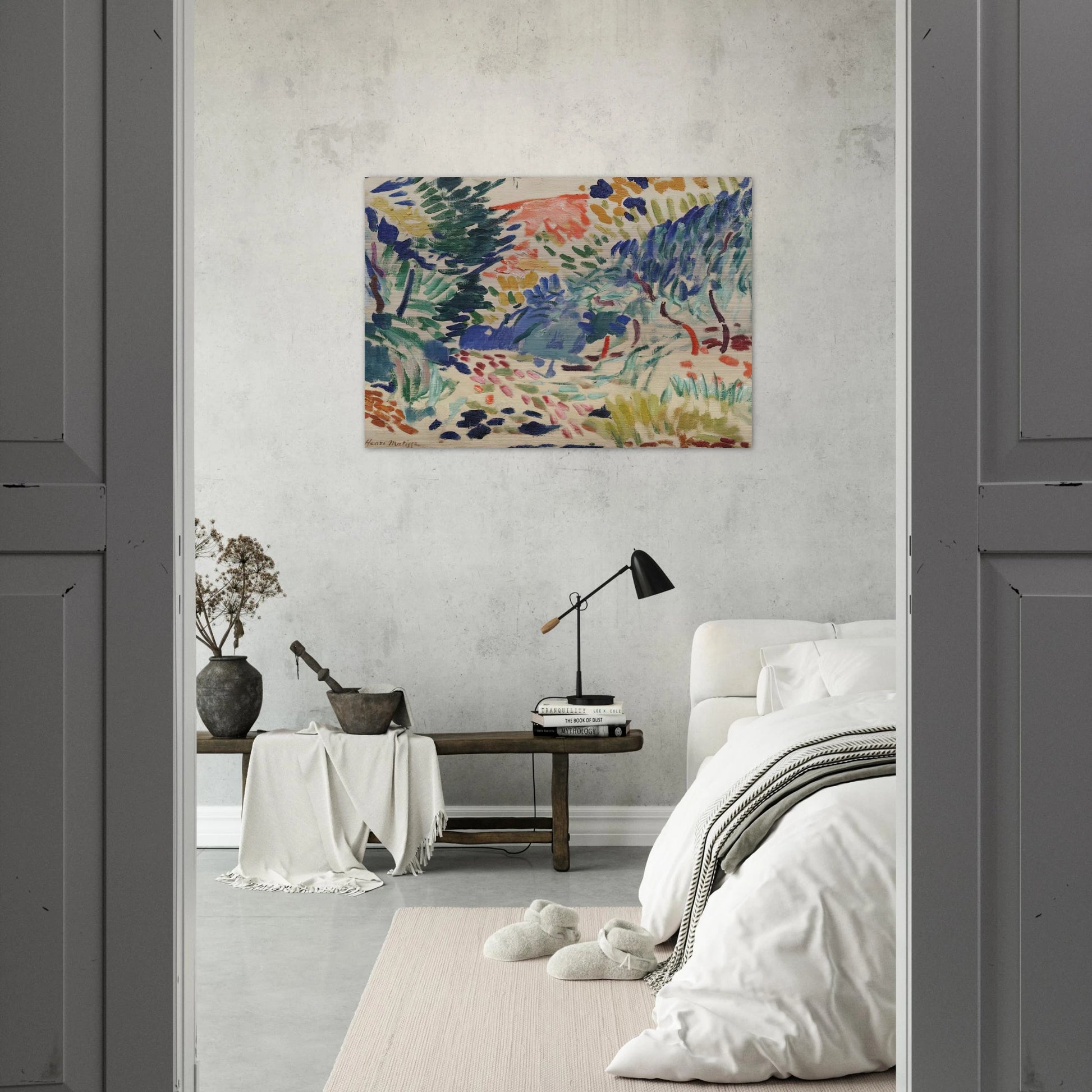 LANDSCAPE AT COLLIOURE 1905 - Henri Matisse Brushed Aluminum Print - 70x100 cm / 28x40 inches | Henri Matisse Aluminum Print | Henri Matisse Prints