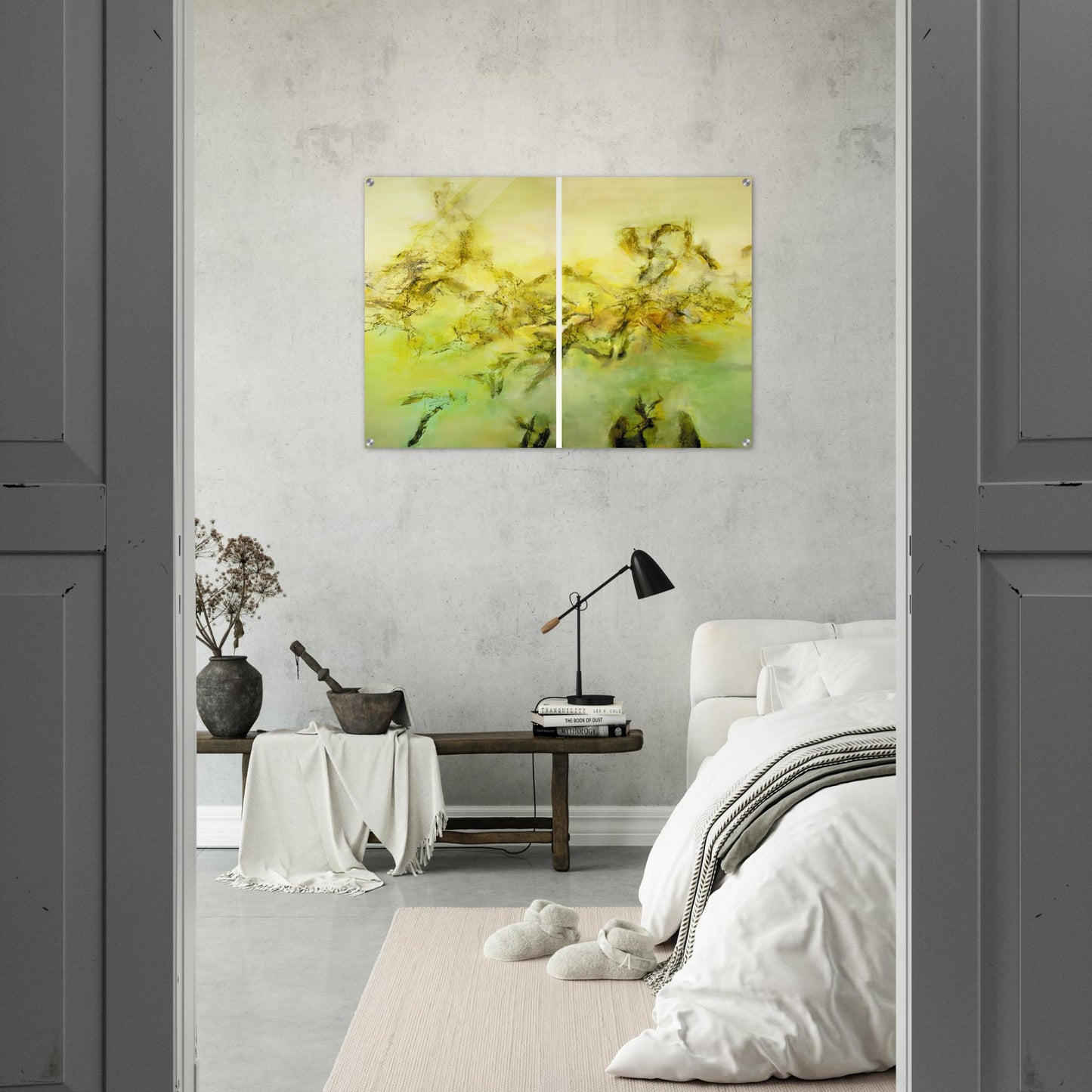 27 10 2002 2002 - Zao Wou-Ki Acrylic Print - 70x100 cm / 28x40″ inches | Zao Wou-Ki Wall Art | Zao Wou-Ki Prints