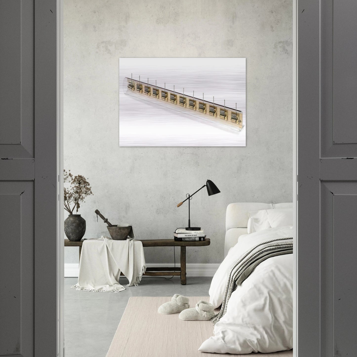 Extended Lullaby - Neo-Dada - John Cage Brushed Aluminum Print - 70x100 cm / 28x40 inches | John Cage Aluminum Print | John Cage Prints
