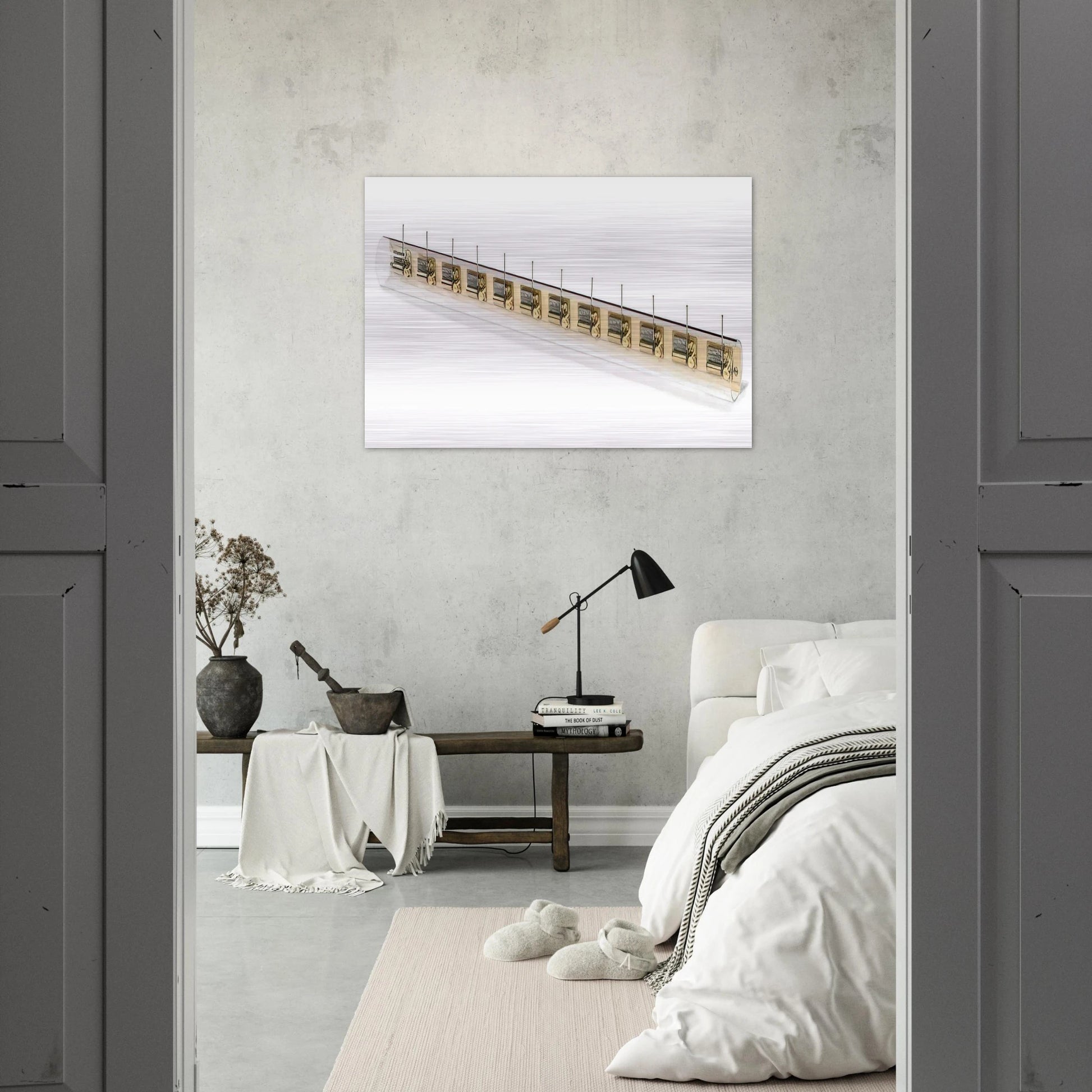 Extended Lullaby - Neo-Dada - John Cage Brushed Aluminum Print - 70x100 cm / 28x40 inches | John Cage Aluminum Print | John Cage Prints