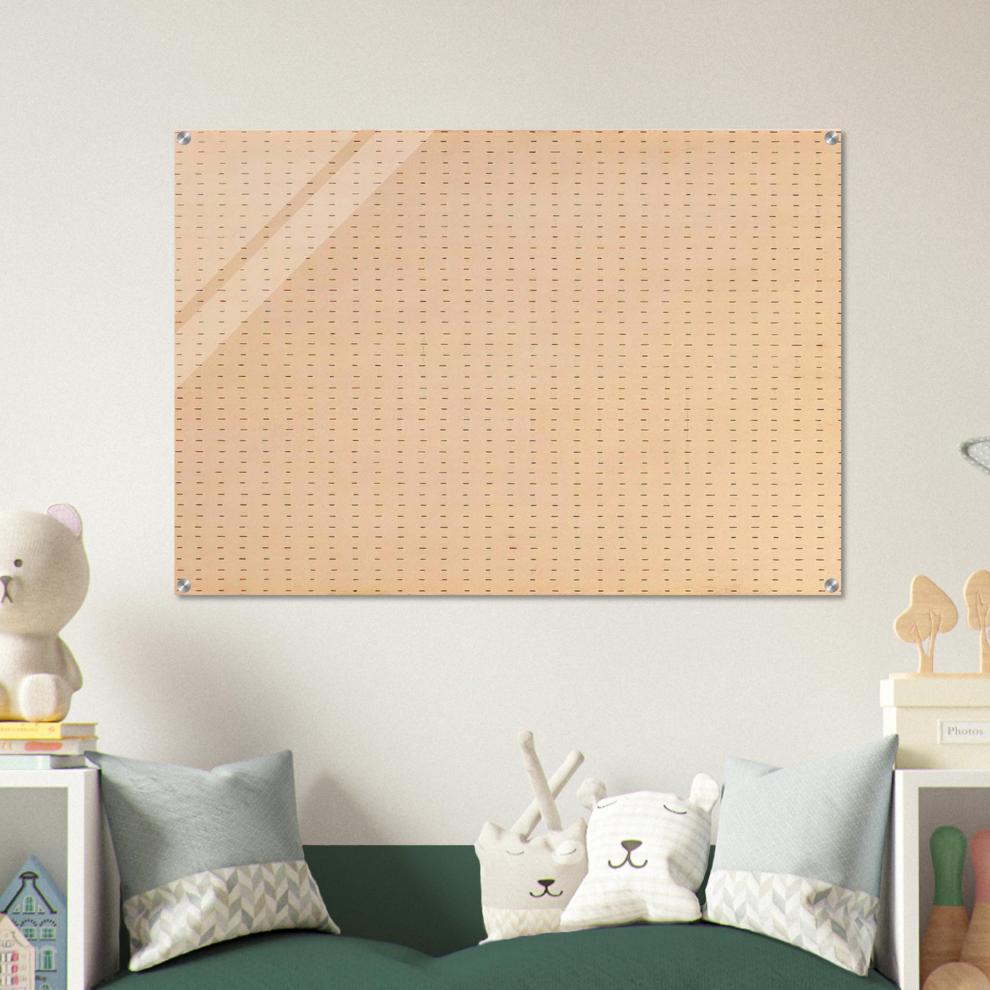 Untitled  White Flower  - Agnes Martin Acrylic Print - 70x100 cm / 28x40″ inches