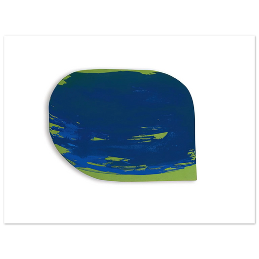 Blinky Palermo - Blau auf GrÃƒÂ¼n - 1965  75x100 cm / 30x40inches Fine Art Poster