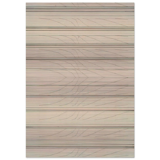 Untitled - 1970 - Nasreen Mohamedi Brushed Aluminum Print - 70x100 cm / 28x40 inches | Nasreen Mohamedi Aluminum Print | Nasreen Mohamedi Prints
