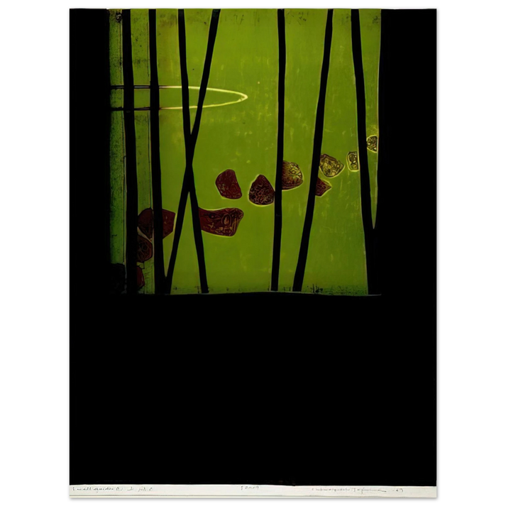 Hiroyuki Tajima - Small Garden - 1967  75x100 cm / 30x40inches Fine Art Poster