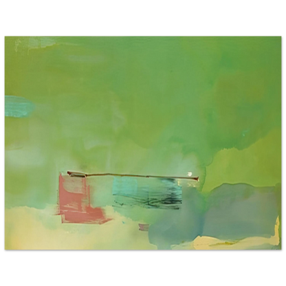 Helen Frankenthaler - Springscape - 1975 Wall art - 60x80 cm / 24x32 inches - Fine Art Poster-canvas - -