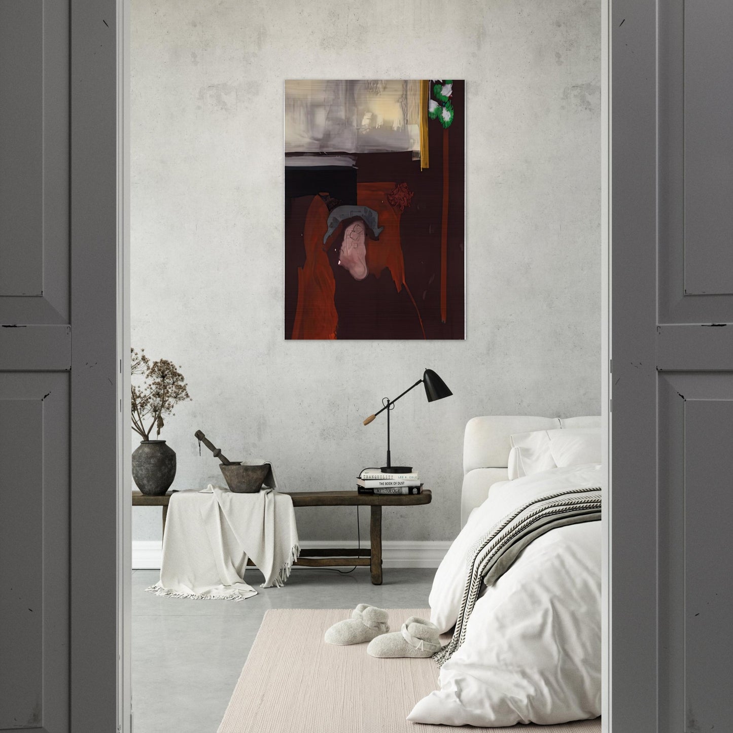 The Widow of Fantin Latour, 1988- - Helen Frankenthaler Brushed Aluminum Print - 70x100 cm / 28x40 inches | Helen Frankenthaler Aluminum Print | Helen Frankenthaler Prints