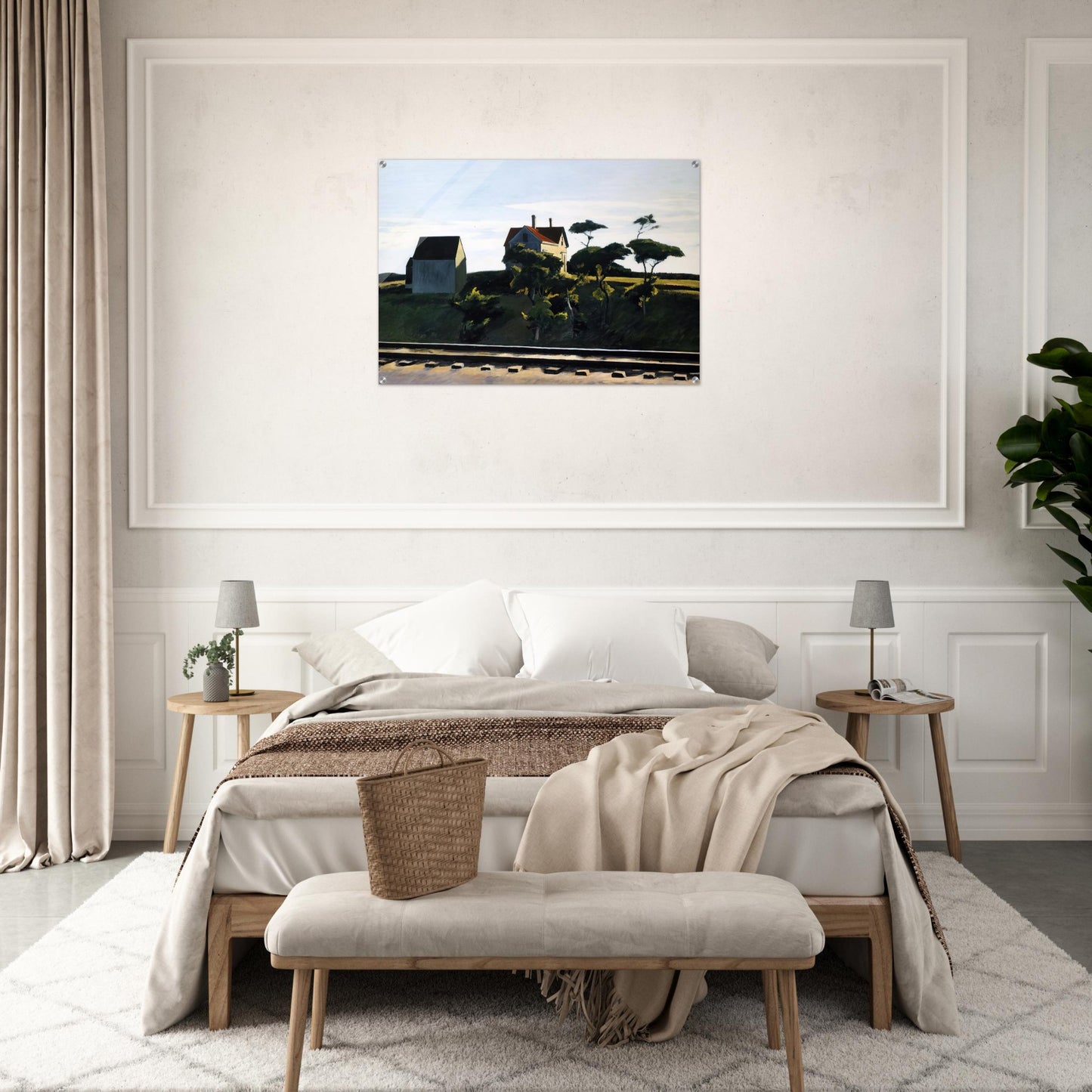 New York, New Haven and Hartford - Edward Hopper Acrylic Print - 70x100 cm / 28x40″ inches