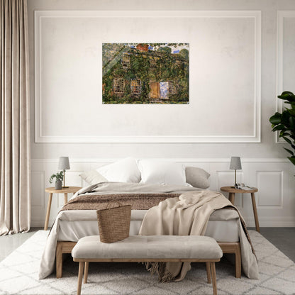 Home Sweet Home Cottage, East Hampton - Childe Hassam Acrylic Print - 70x100 cm / 28x40″ inches