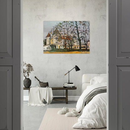 THE CASTLE - Maurice Utrillo Brushed Aluminum Print - 70x100 cm / 28x40 inches | Maurice Utrillo Aluminum Print | Maurice Utrillo Prints