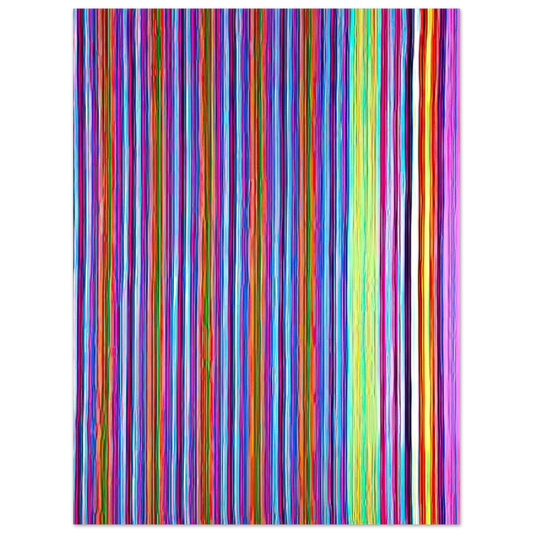 Gene Davis - Gothic Jab - 1968  75x100 cm / 30x40inches Fine Art Poster