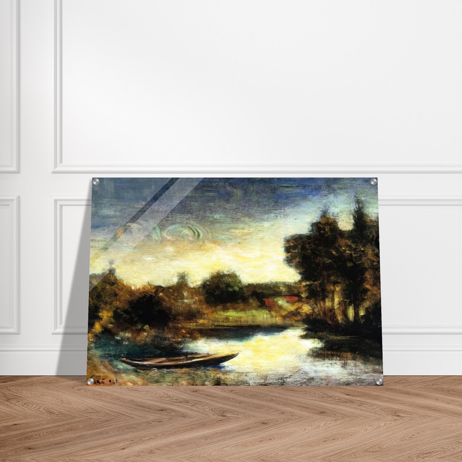 FIUMETTO 1941 - Carlo Carra Acrylic Print - 70x100 cm / 28x40″ inches