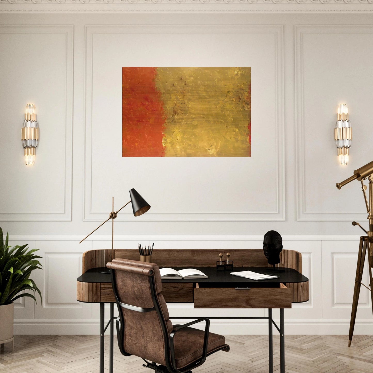 Aristo I - 1959 - Theodoros Stamos Brushed Aluminum Print - 70x100 cm / 28x40 inches | Theodoros Stamos Aluminum Print | Theodoros Stamos Prints