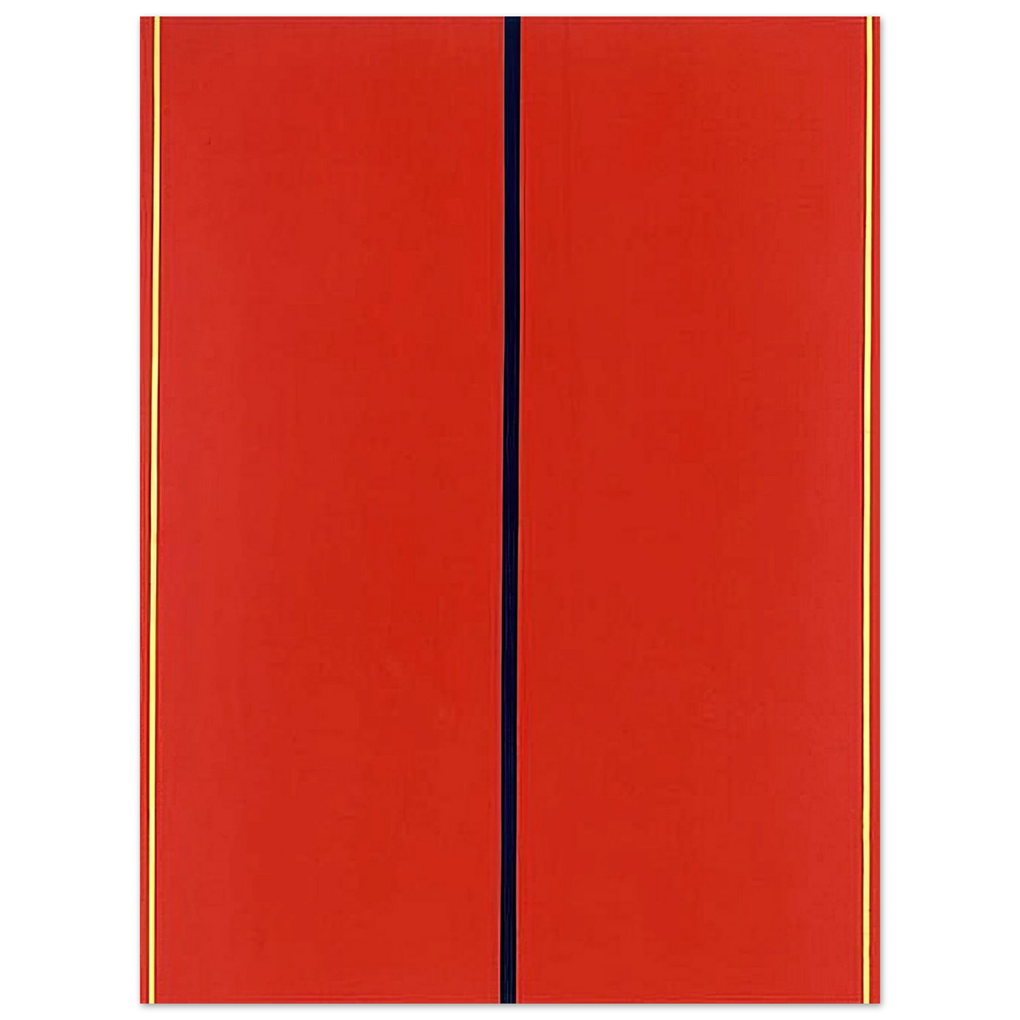 Barnett Newman - Who's Afraid of Red, Yellow and Blue II  75x100 cm / 30x40inches Fine Art Poster