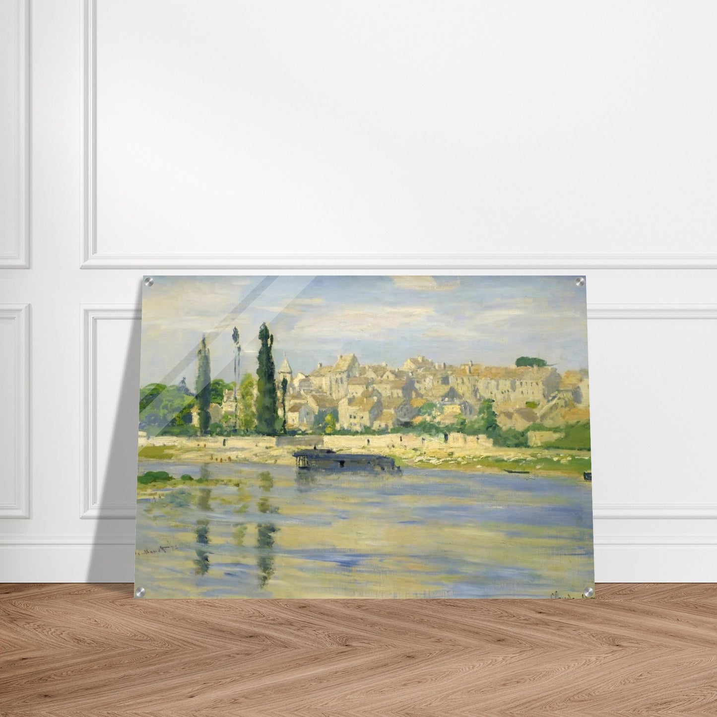 Carrieres-Saint-Denis - claude monet Acrylic Print - 70x100 cm / 28x40″ inches | claude monet Wall Art | claude monet Prints