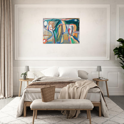 Sans titre Paris, rue Gît-le-Coeur - 1962 - Bram van Velde Acrylic Print - 70x100 cm / 28x40″ inches