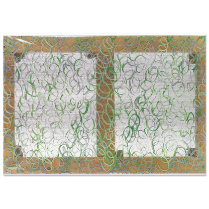 Verdeargento - 1969 - Carla Accardi Brushed Aluminum Print - 70x100 cm / 28x40 inches | Carla Accardi Aluminum Print | Carla Accardi Prints
