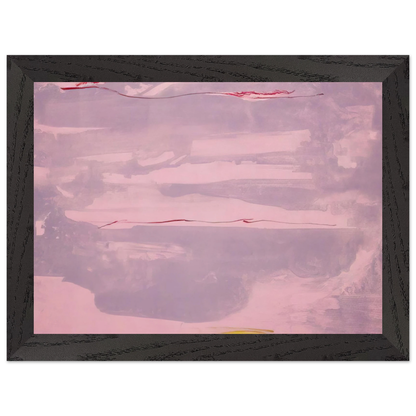 Helen Frankenthaler - Dream Walk - 1977 Wall art - 20x25 cm / 8x10 inches - Premium Wooden Framed Poster With Fine Art Paper-canvas - White frame