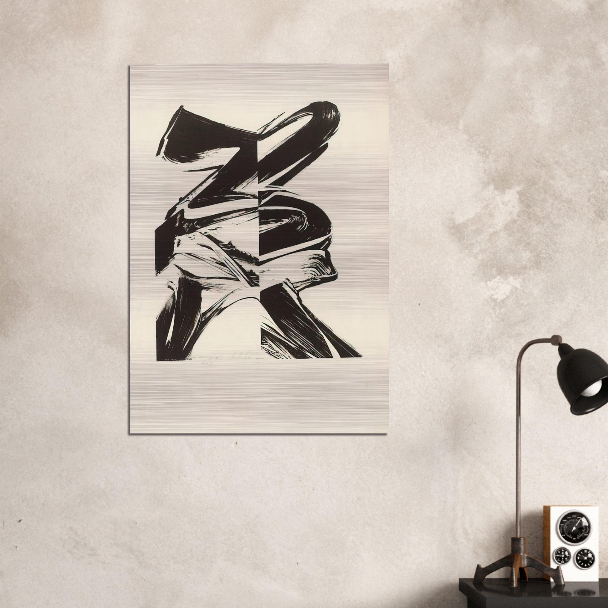 Untitled From a Laugh without Mouth - Karl Otto Gotz Brushed Aluminum Print - 70x100 cm / 28x40 inches | Karl Otto Gotz Aluminum Print | Karl Otto Gotz Prints