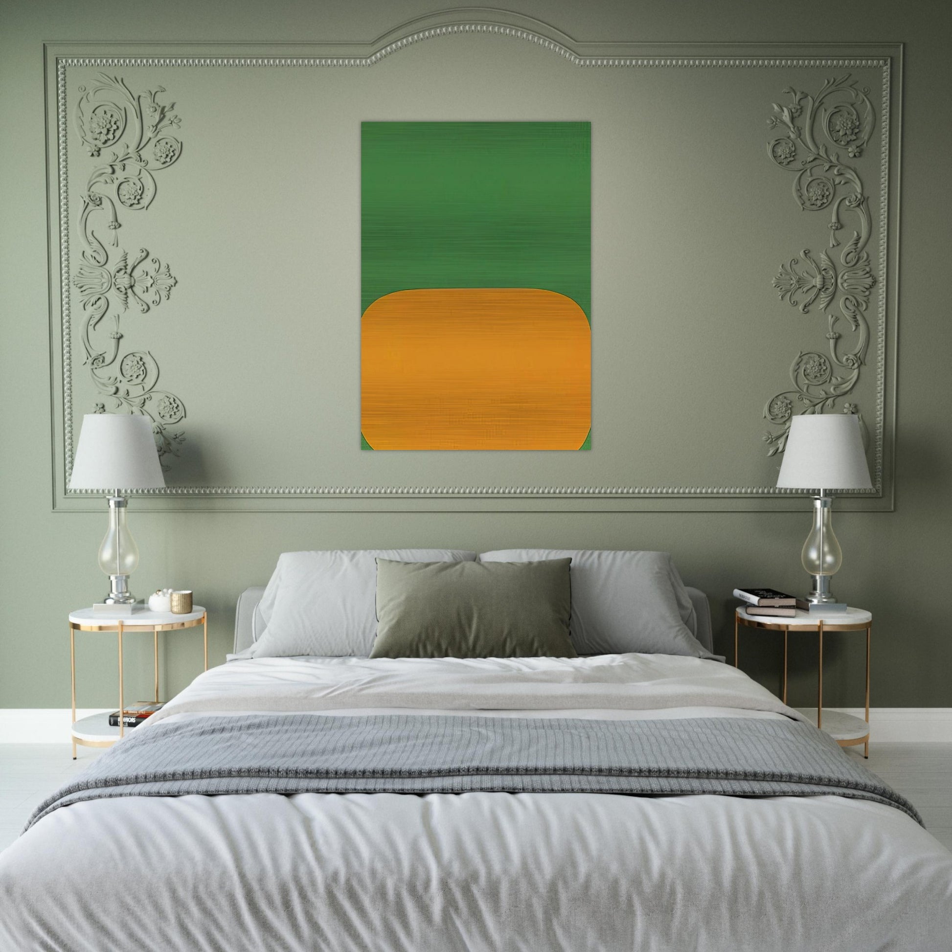 DerriŠre le Miroir - Ellsworth Kelly Brushed Aluminum Print - 70x100 cm / 28x40 inches | Ellsworth Kelly Aluminum Print | Ellsworth Kelly Prints