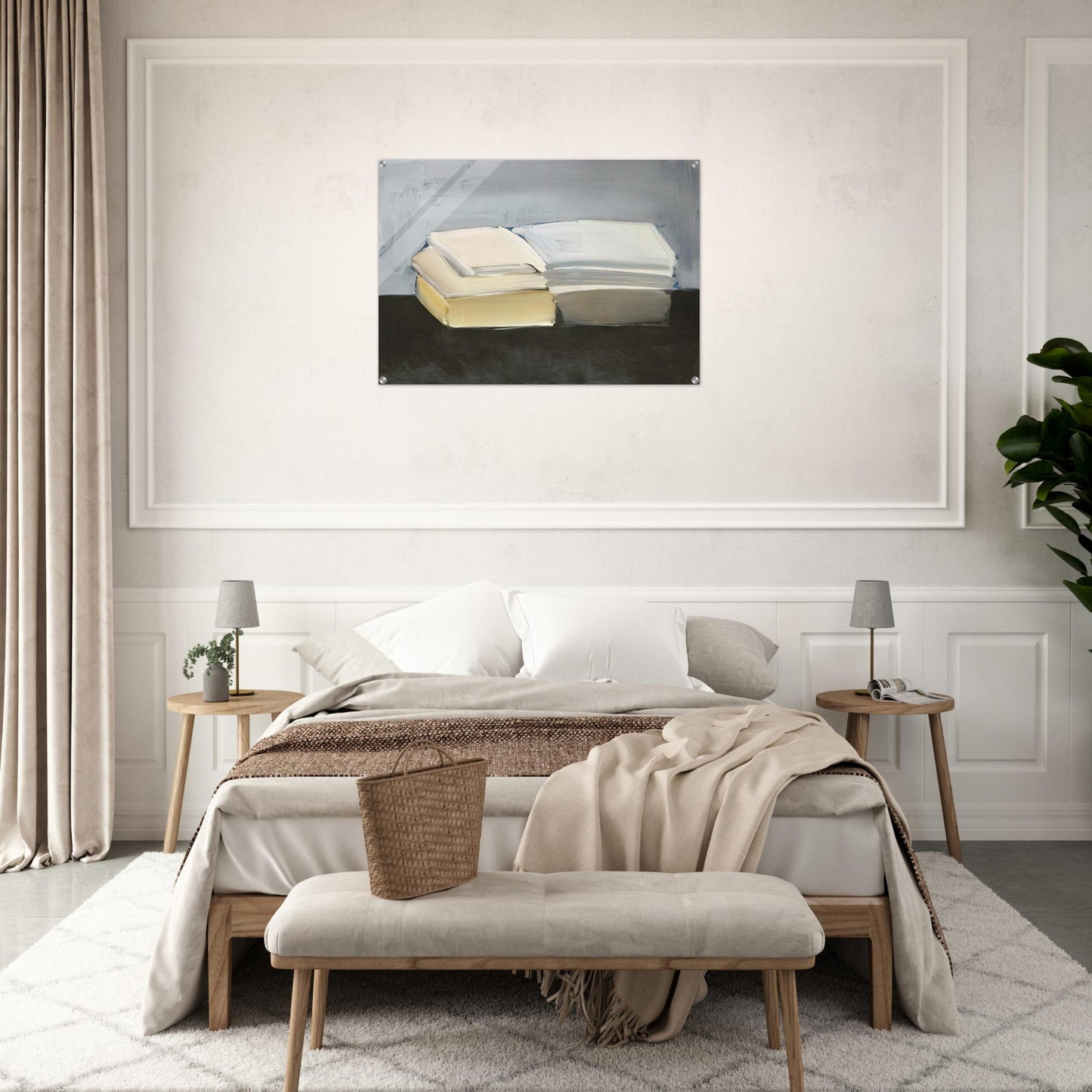 Livres - Lyrical Abstraction - Nicolas de Stael Acrylic Print - 70x100 cm / 28x40″ inches | Nicolas de Stael Wall Art | Nicolas de Stael Prints