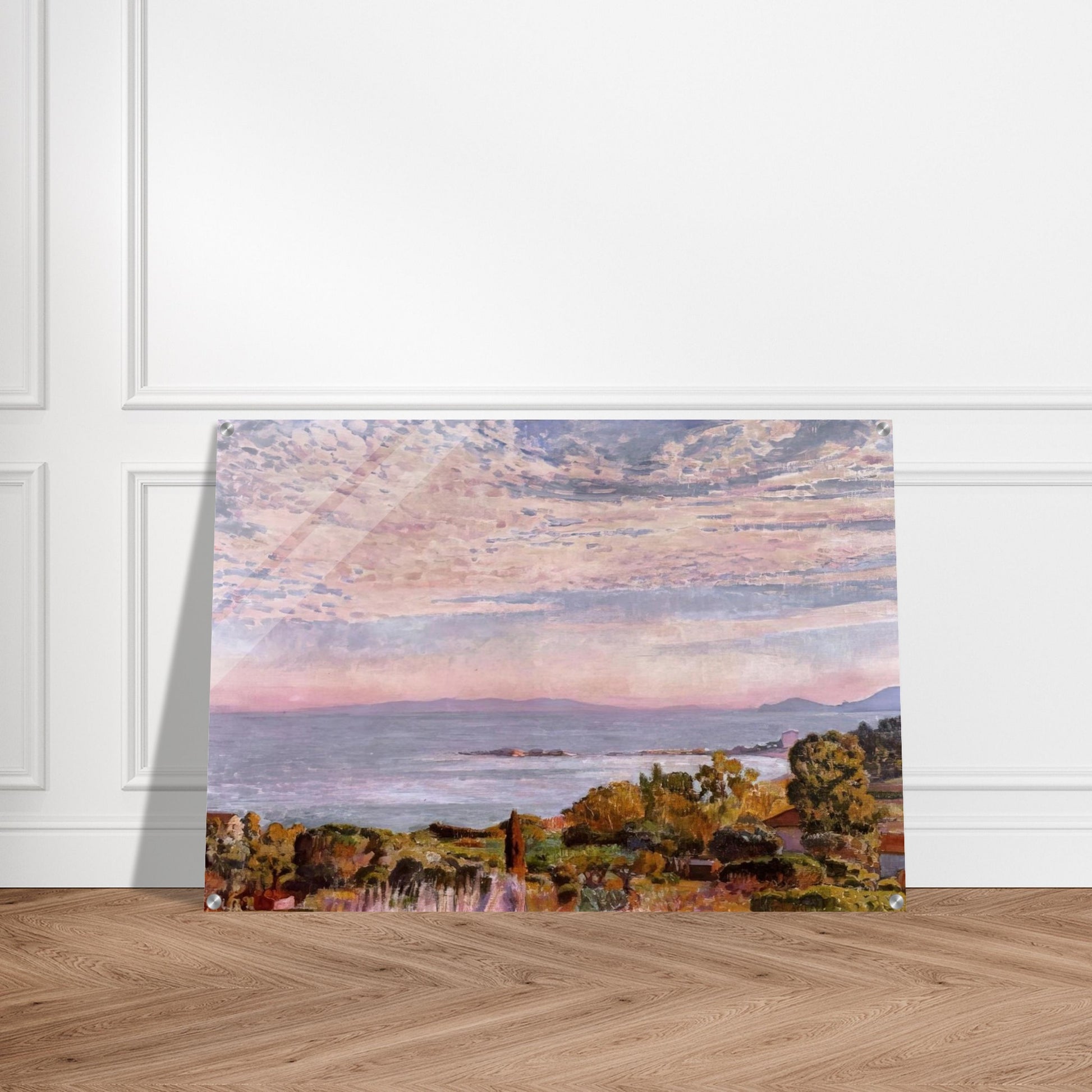 THE BAY OF ST CLAIR 1923 - Theo van Rysselberghe Acrylic Print - 70x100 cm / 28x40″ inches