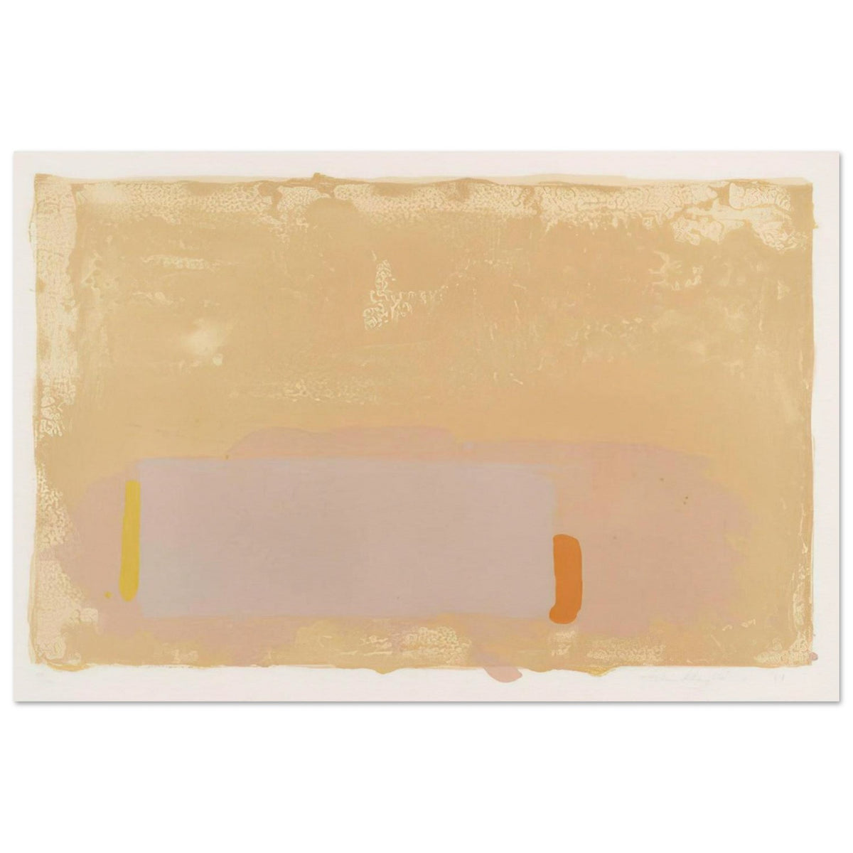 Brown-Beige-Pink - 1971 - John Hoyland Art Prints - 100x150 cm / 40x60″ inches | John Hoyland Poster | John Hoyland Prints