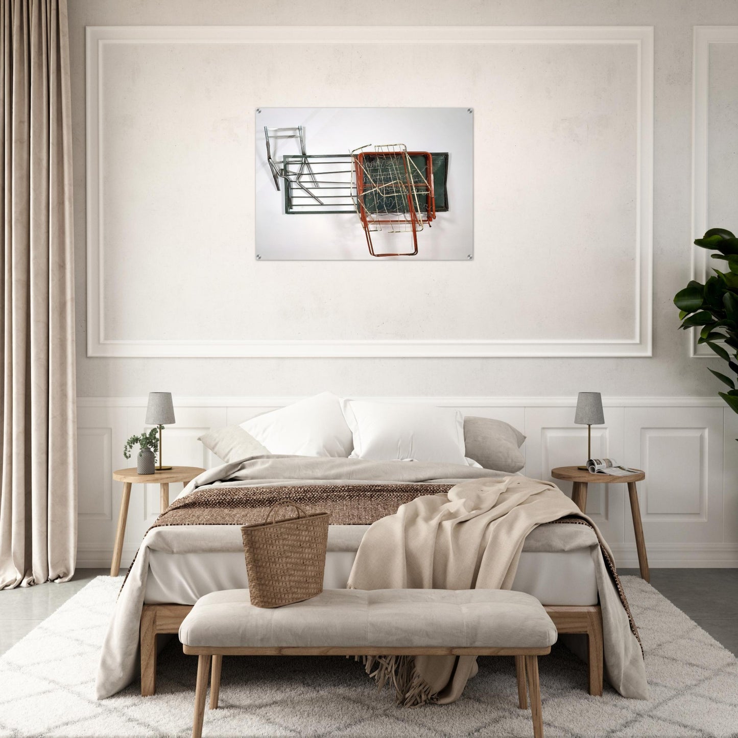 GREENHOUSE GLUT NEAPOLITAN 1987 - Robert Rauschenberg Acrylic Print - 70x100 cm / 28x40″ inches
