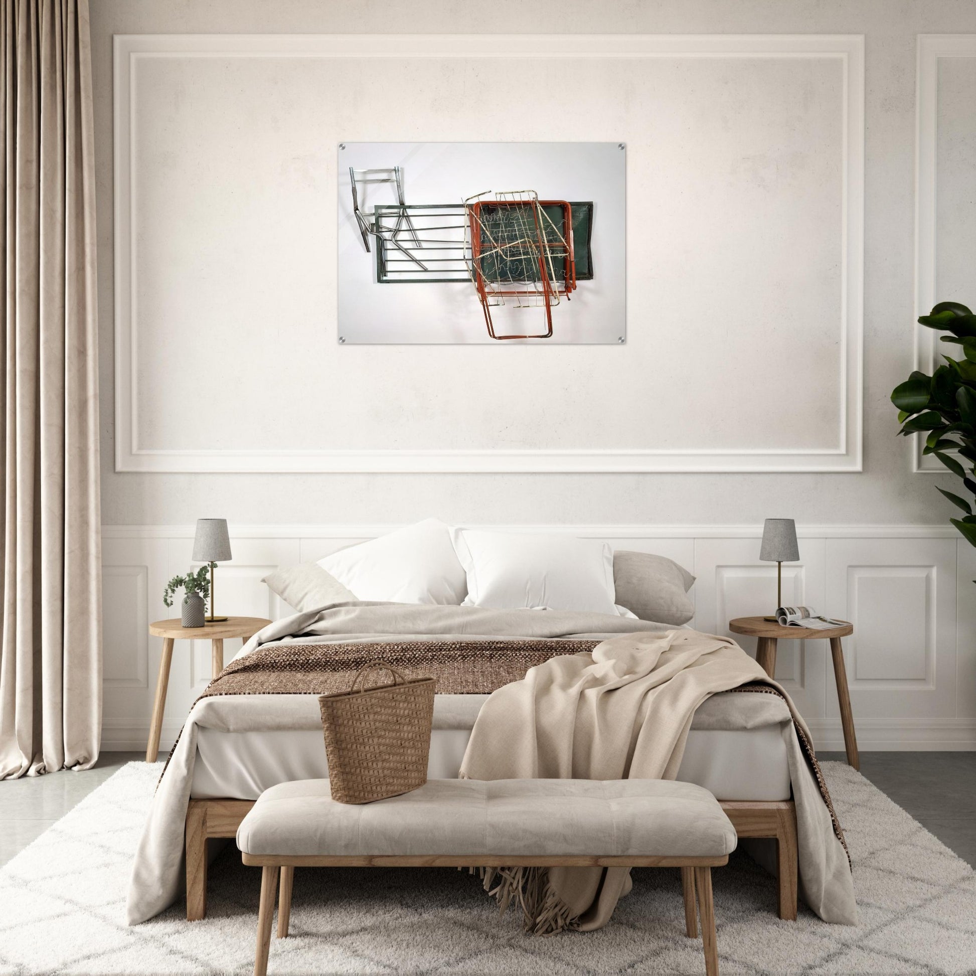 GREENHOUSE GLUT NEAPOLITAN 1987 - Robert Rauschenberg Acrylic Print - 70x100 cm / 28x40″ inches