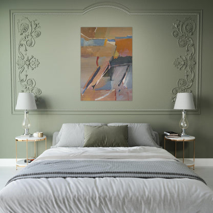 Berkeley #8 - Richard Diebenkorn Brushed Aluminum Print - 70x100 cm / 28x40 inches | Richard Diebenkorn Aluminum Print | Richard Diebenkorn Prints