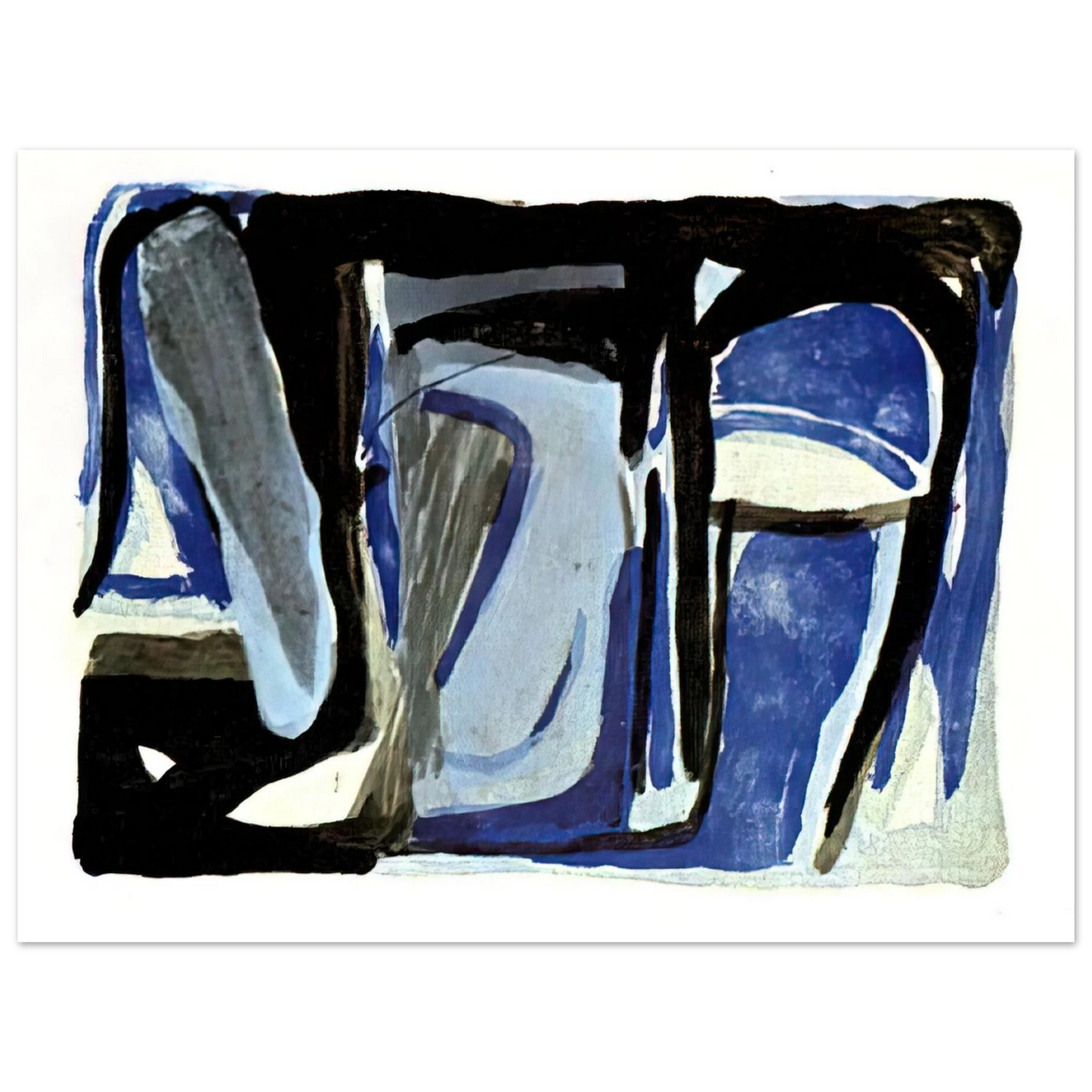Bram van Velde - Souvenir Duthuit - 1975  75x100 cm / 30x40inches Fine Art Poster
