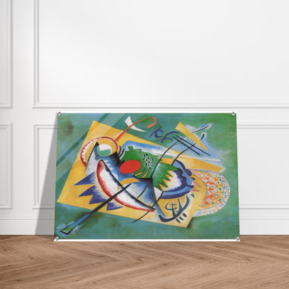 RED OVAL 1920 - Wassily Kandinsky Acrylic Print - 70x100 cm / 28x40″ inches
