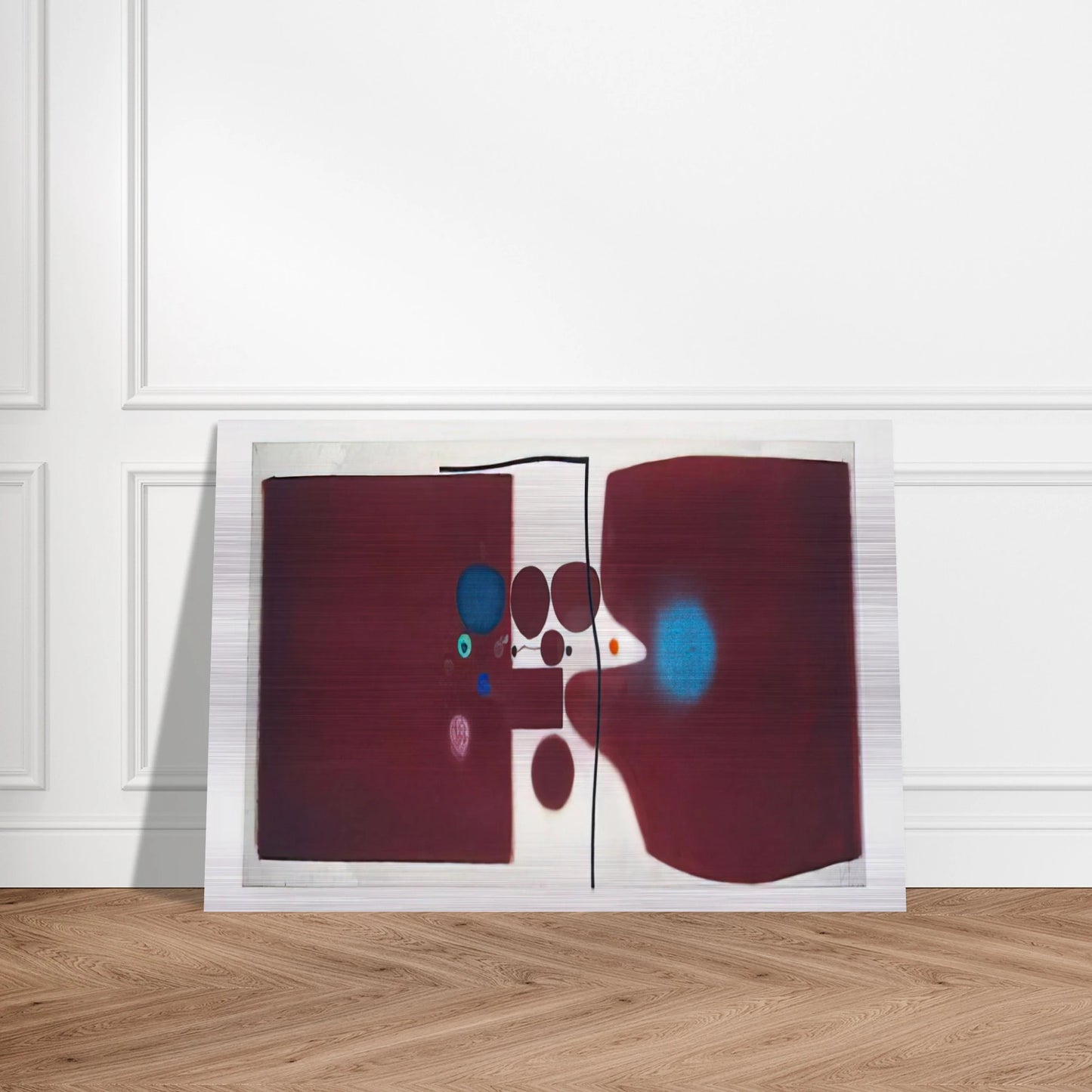 Brown Symphony - 1979 - Victor Pasmore Brushed Aluminum Print - 70x100 cm / 28x40 inches | Victor Pasmore Aluminum Print | Victor Pasmore Prints