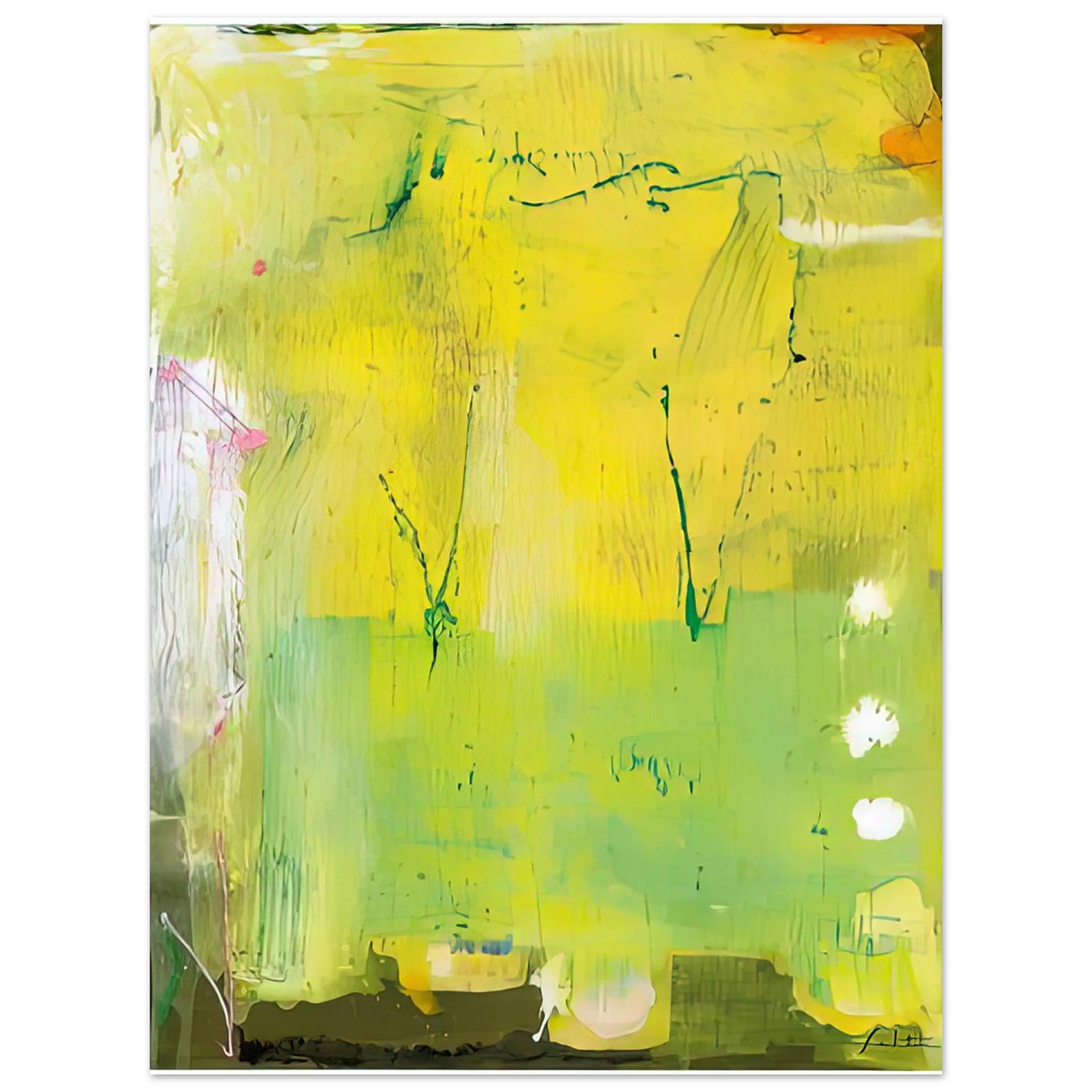 Helen Frankenthaler - The RakeÃ¢â‚¬â„¢s Progress, 1991- Wall Art - 21x29.7 cm / 8x12" - Fine Art Poster-canvas - -