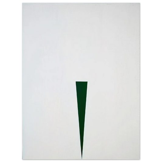 Carmen Herrera - Blanco y Verde - 1966  75x100 cm / 30x40inches Fine Art Poster