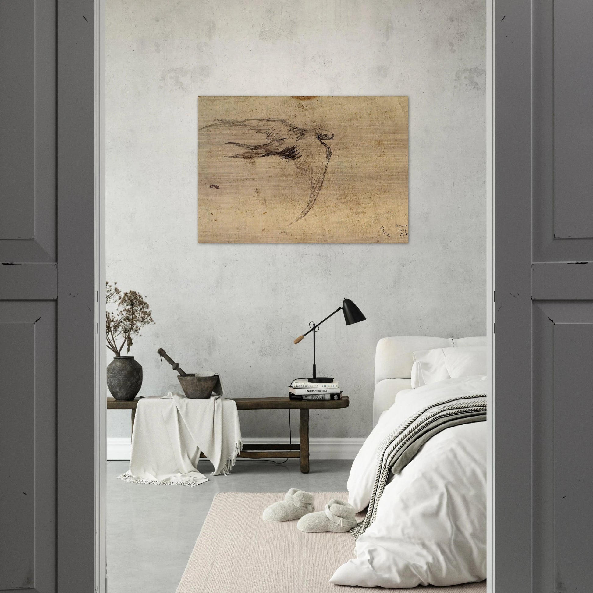 Swift - Vincent van Gogh Brushed Aluminum Print - 70x100 cm / 28x40 inches | Vincent van Gogh Aluminum Print | Vincent van Gogh Prints