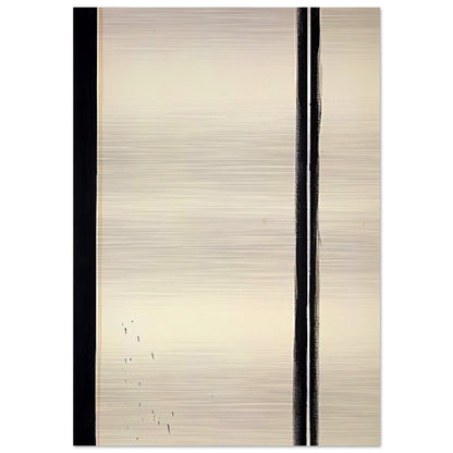 The Station of the Cross - Fourth Station - Barnett Newman Brushed Aluminum Print - 70x100 cm / 28x40 inches | Barnett Newman Aluminum Print | Barnett Newman Prints