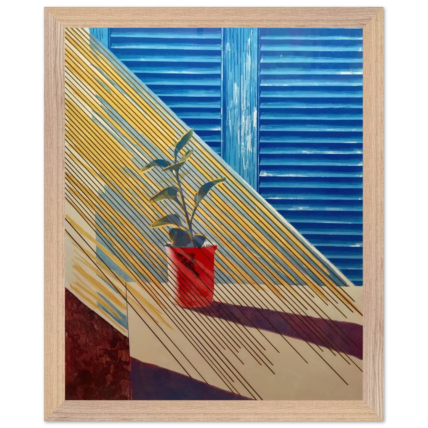 David Hockney - David Hockney Wall art - 70x100 cm / 28x40 inches - Fine Art Poster - -