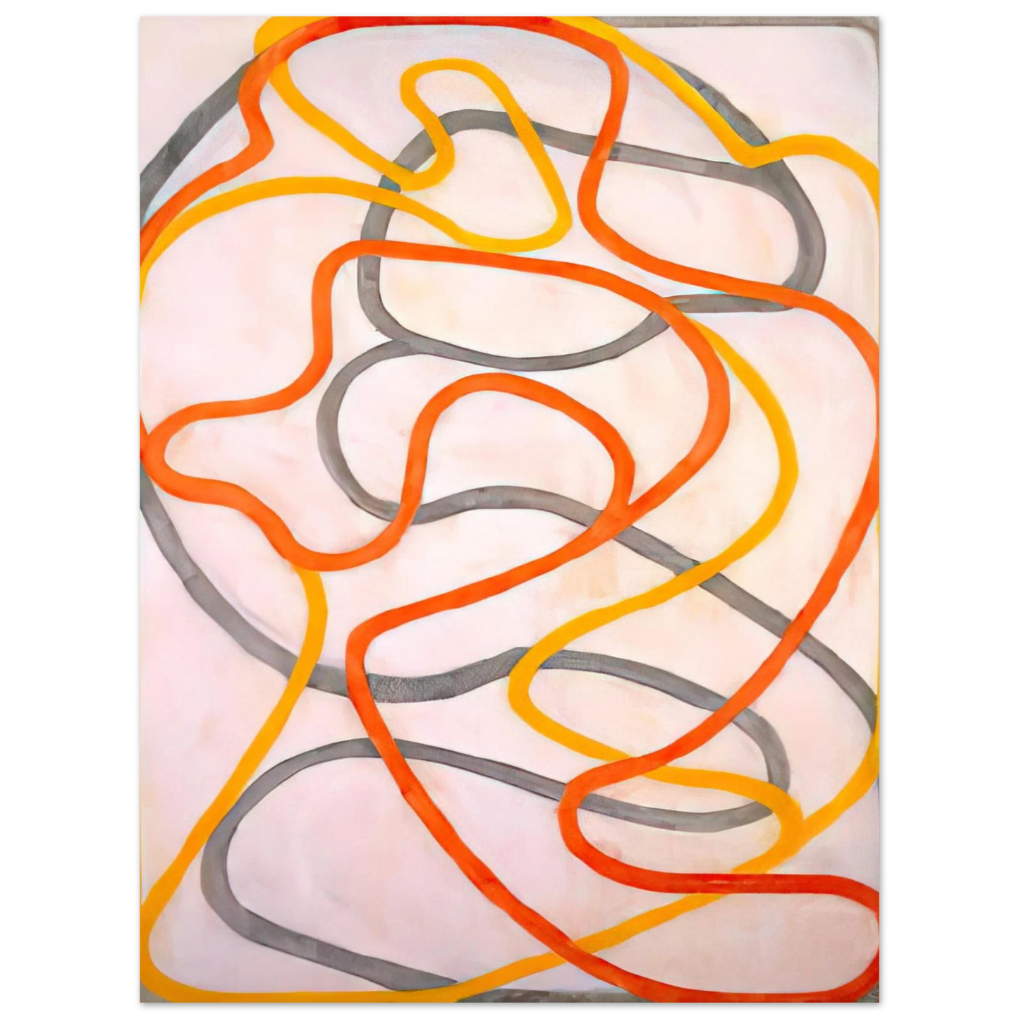 Brice Marden - Attendant 5 - 1999  75x100 cm / 30x40inches Fine Art Poster