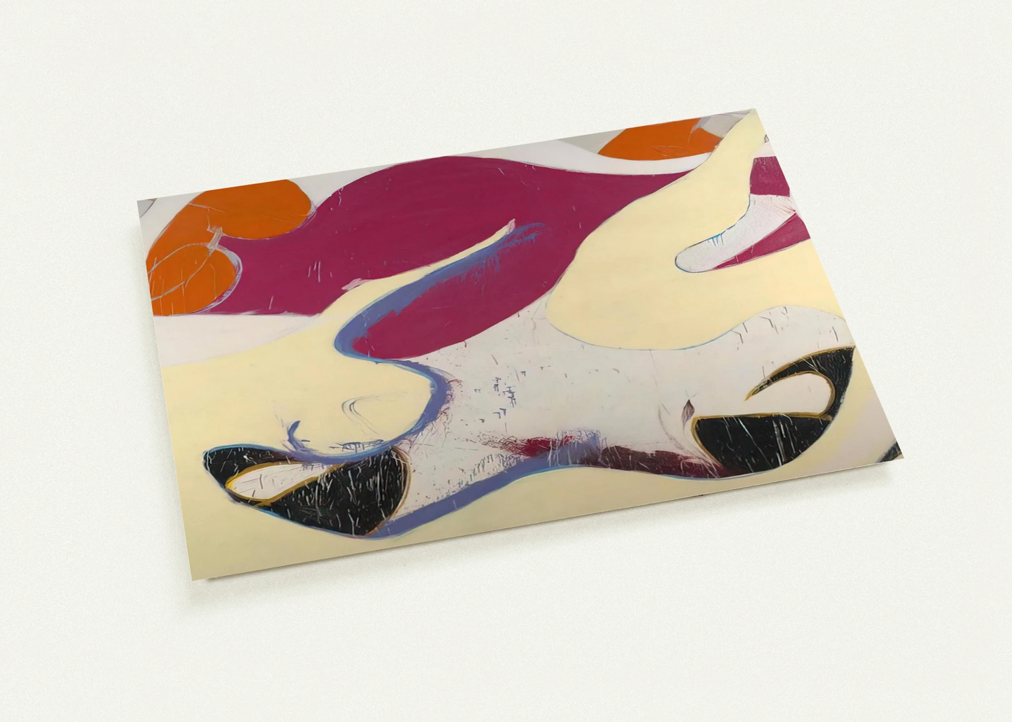 Dido - 1973 By Norman Bluhm Pack of 10 Post Cards | Norman Bluhm Post Cards | A6 (10.5 x 14.8 cm) - 4.1 x 5.8 inches