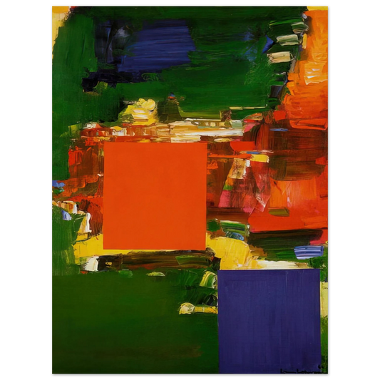 Hans Hofmann - Olive Grove  75x100 cm / 30x40inches Fine Art Poster