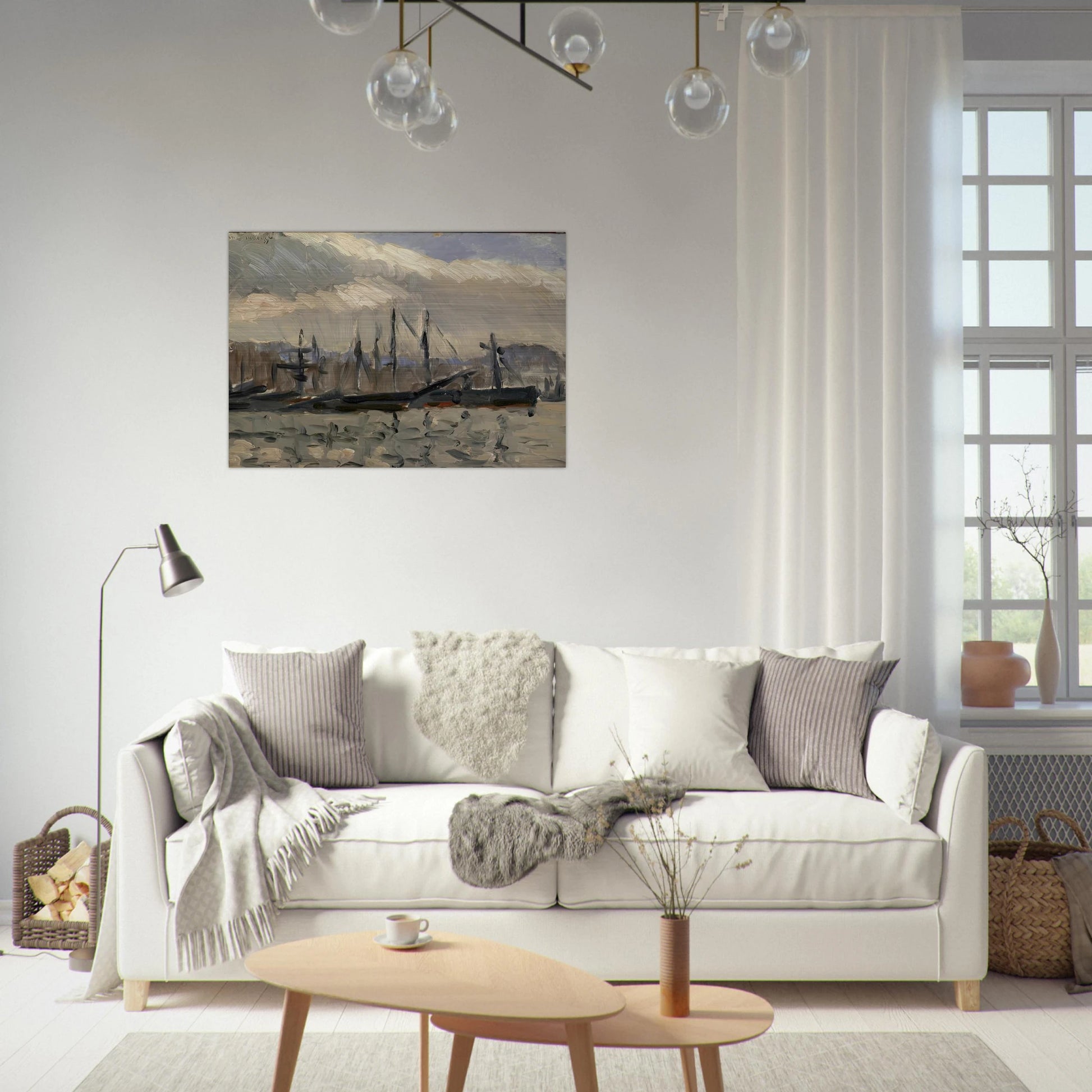 PORT DE CHERBOURG - Henri Matisse Brushed Aluminum Print - 70x100 cm / 28x40 inches | Henri Matisse Aluminum Print | Henri Matisse Prints