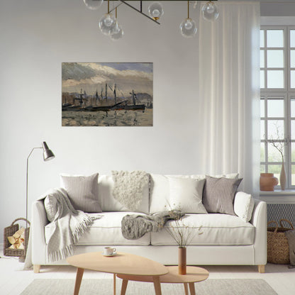 PORT DE CHERBOURG - Henri Matisse Brushed Aluminum Print - 70x100 cm / 28x40 inches | Henri Matisse Aluminum Print | Henri Matisse Prints