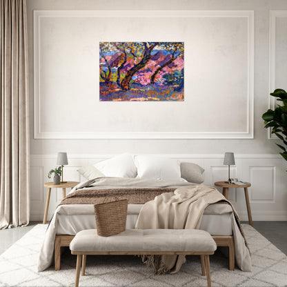 IN THE SHADE OF THE PINES STUDY 1905 - Theo van Rysselberghe Acrylic Print - 70x100 cm / 28x40″ inches